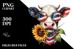 Confused Big-Eyed Cow Clipart Product Image 3