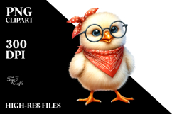 Funny Baby Chick | Bandana | Clipart Product Image 2
