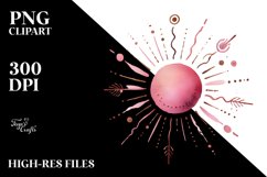 Pinkish Whimsical Sun Design Product Image 2