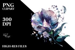 Abstract Sweet Pea Stained | Clipart Product Image 3