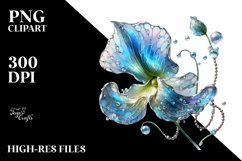 Abstract Shiny Sweet Pea Made of | Clipart Product Image 1