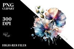 Abstract Sweet Pea Stained | Clipart Product Image 3