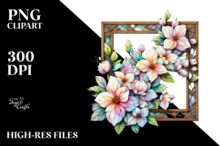 Colorful Stained Jasmine, Transparent PNG Product Image 2