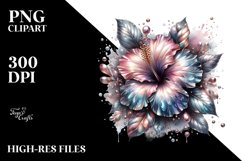 Glossy Hibiscus Shiny Material | Clipart Product Image 3