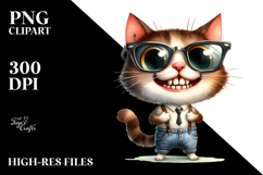 Cat Big Eyes Sunglasses | Clipart Product Image 2
