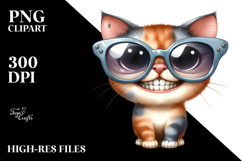 Cat Big Eyes Sunglasses | Clipart Product Image 2