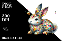 Luxurious Bunny Painting, Transparent PNG Product Image 2