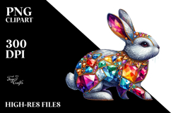 Luxurious Bunny Painting, Transparent PNG Product Image 2