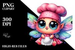 Cheerful Baby Fairy PNG Product Image 2