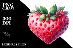 Strawberry-Shaped Heart Design Product Image 2