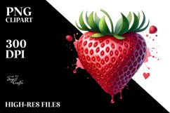 Strawberry-Shaped Heart Design Product Image 2