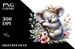Sweet Baby Koala PNG Product Image 2