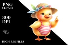 Cute Baby Duck PNG Product Image 2