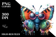Butterfly Quirky Artistic Clipart Product Image 3