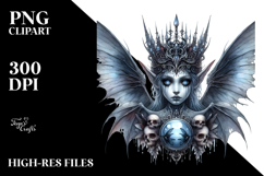 Detailed Gothic Fairy PNG Product Image 2