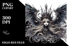 Detailed Gothic Fairy PNG Product Image 2
