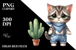 Funny Baby Cat Clipart Product Image 3