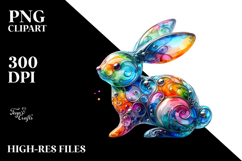 Bunny Made of , Transparent PNG Product Image 2