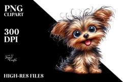 Crazy Looking Yorkipoo | Sublimation | Clipart Product Image 1