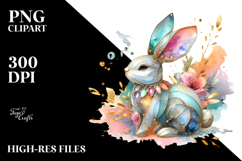 Colorful Bunny with Diamonds Product Image 2