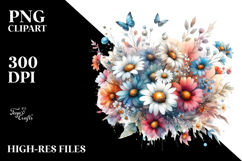 Colorful Daisy PNG Product Image 2