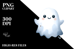 Cute Ghost, PNG Product Image 2
