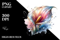 Abstract Shiny Calla Lily Material | Sublimation | Clipart Product Image 3