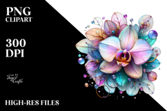 Orchid Round Transparent PNG Product Image 2