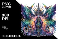 Vibrant Gothic Fairy PNG Product Image 2