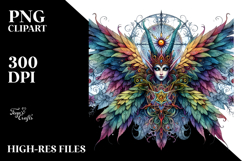 Vibrant Gothic Fairy PNG Product Image 2