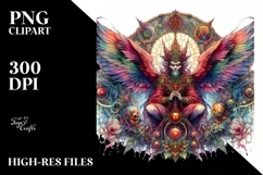 Vibrant Gothic Fairy PNG Product Image 3