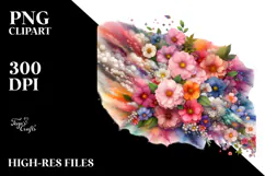 Colorful Whimsical Butterfly PNG Product Image 2