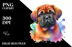 Vibrant Cute Watercolor Sticker Clipart Product Image 1