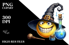 Funny Halloween Magic Potion with Goofy Smile | Sublimation Product Image 2