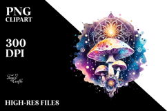 Magical Mushroom Tarot PNG Product Image 2