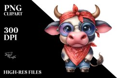 Funny Bull Clipart Product Image 1