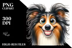 Collie Funny Goofy Smile Teeth | Clipart Product Image 3