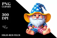 Beach Gnome Digital Painting | Sublimation | Clipart Product Image 3