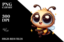 Goofy Cartoon Bee Dancing PNG Product Image 2