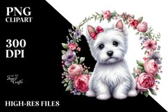 Funny Floral Frame Clipart Product Image 3