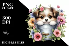 Cute Baby Dog PNG Product Image 3