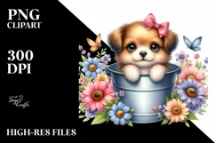Cute Baby Dog PNG Product Image 3
