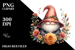 Elegant Marigold GNOME PNG Product Image 2