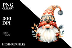 Funny Boho Gnome, Transparent PNG Product Image 2