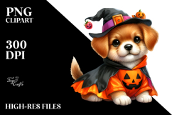 Cute Halloween Dog Clipart Product Image 2
