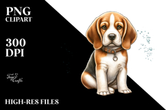 Sublimation Dog Beach Scene Clipart Product Image 2