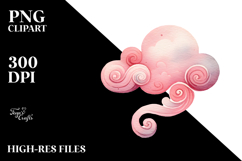 Pinkish Whimsical Cloud PNG Product Image 2