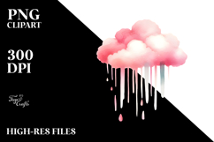 Pinkish Whimsical Cloud PNG Product Image 2