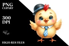 Funny Baby Chiken Clipart Product Image 1