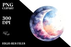 Very Simple Half Moon PNG Product Image 2